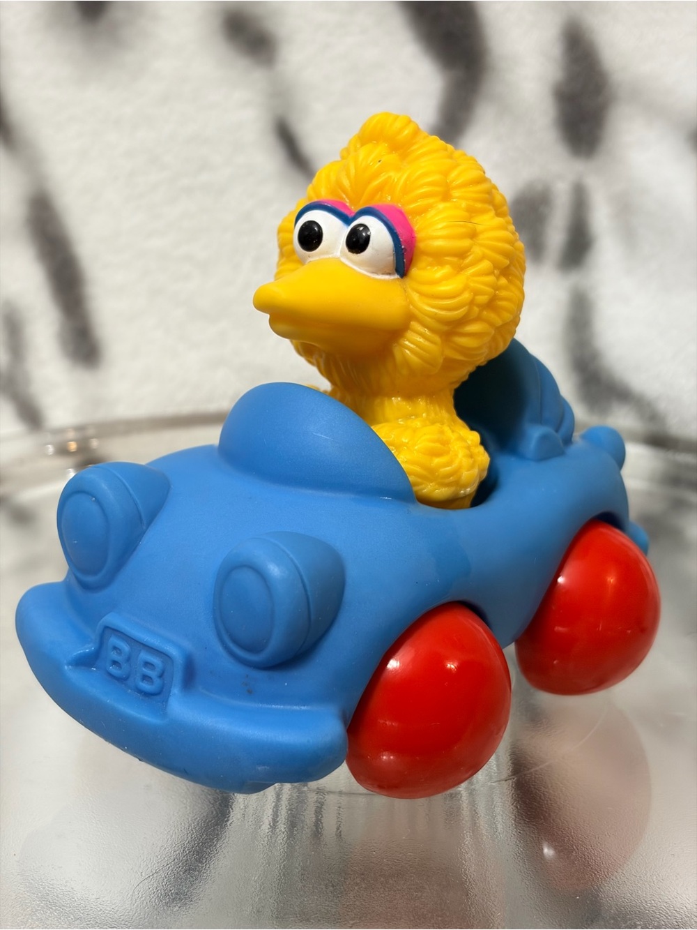 Vintage Tyco (1993) Sesame Street "Soft Sports Car" with Big Bird